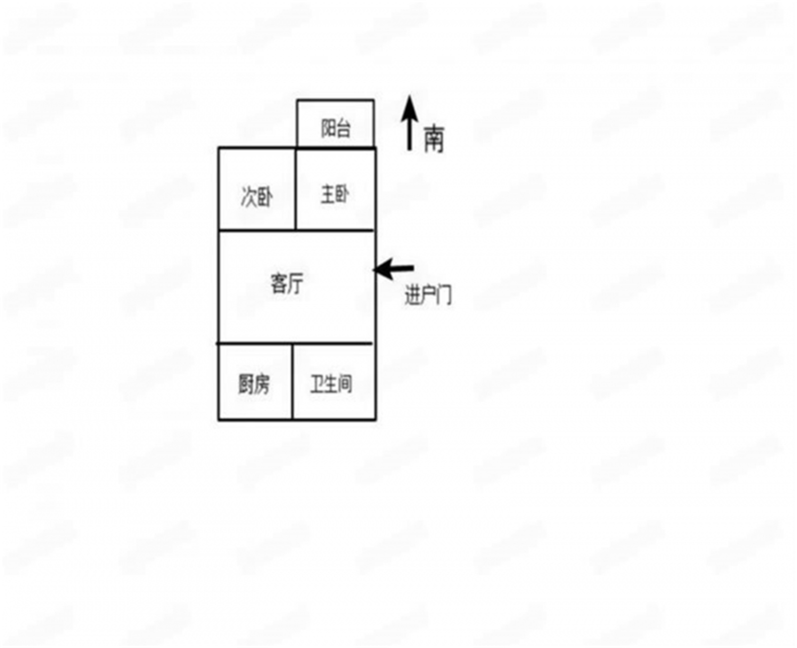 民政新村 2室1厅1卫 62m&sup2;