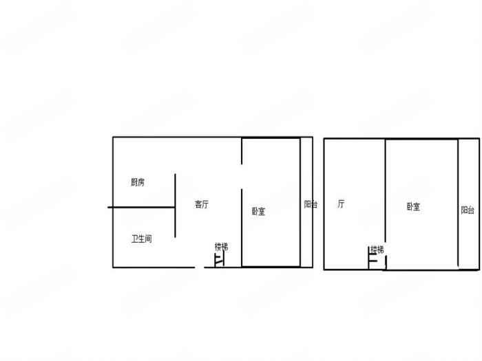 紫东南苑北区 2室1厅1卫 61.46m&sup2;
