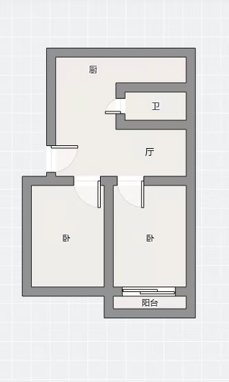 城港新村 2室1厅1卫 75.5m&sup2;
