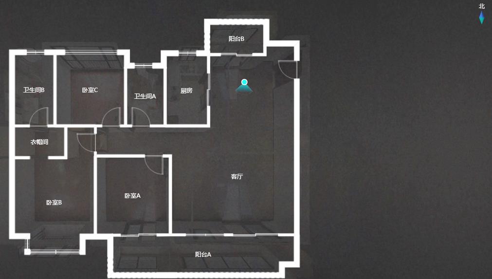 云樾东方 3室2厅2卫 136m&sup2;
