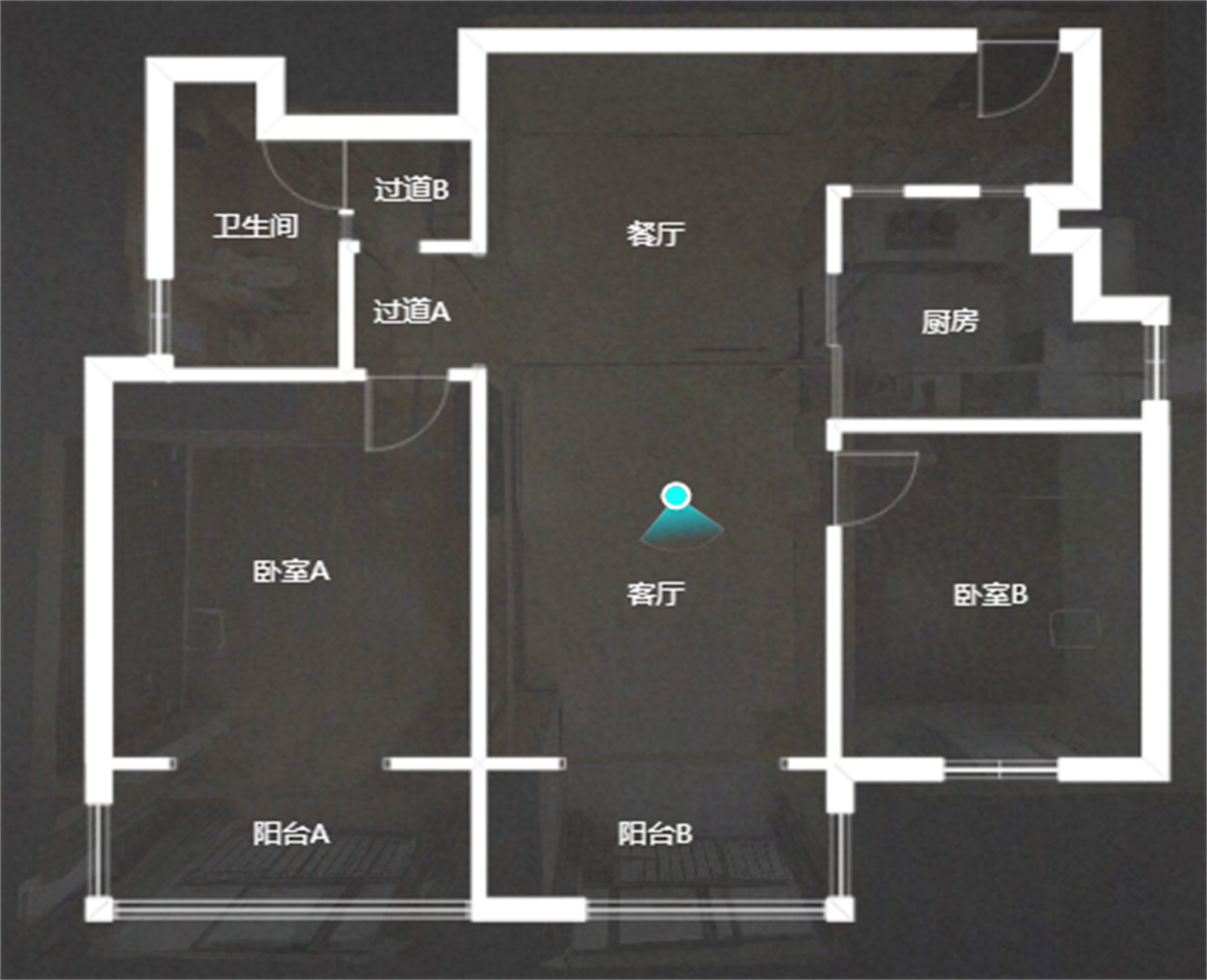 晏园凤凰汇 2室2厅1卫 96.00m&sup2;