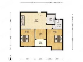 德民旺角 1室厅卫 30m&sup2;