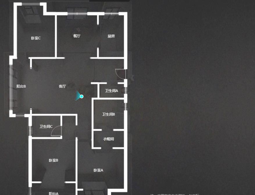 中兴兰溪荟 3室2厅2卫 142m&sup2;