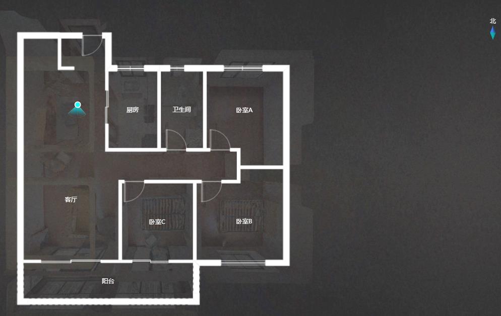 南通和风雅颂 3室2厅2卫 119.00m&sup2;