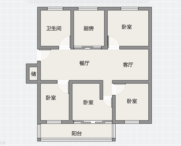 中港城世家 4室2厅2卫 164m&sup2;