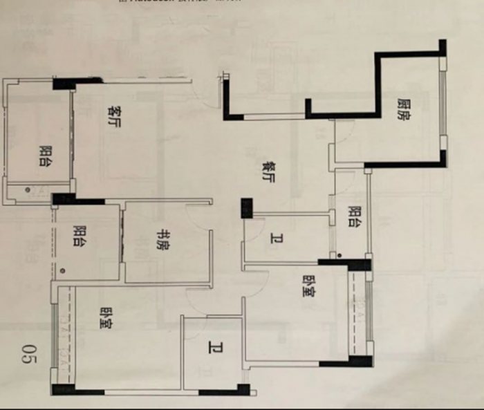 悦达悦海名邸 3室2厅2卫 135.00m&sup2;