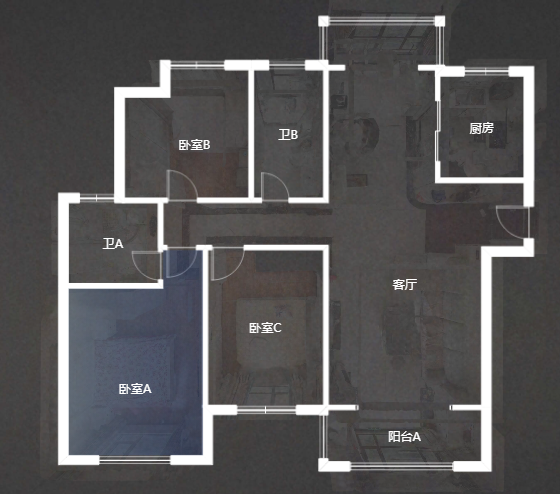 景瑞望府 3室2厅2卫 118m²
