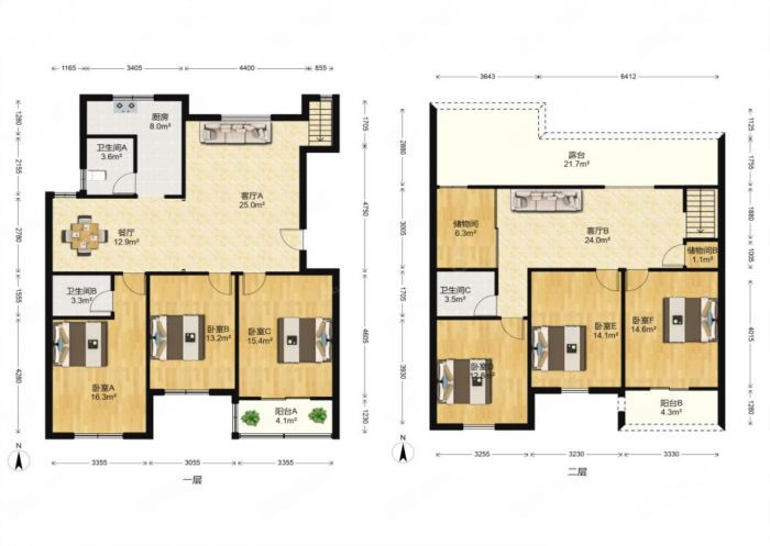 教育新村 5室2厅3卫 218m&sup2;