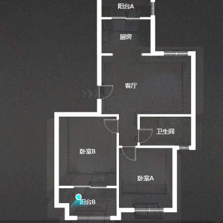 园林佳苑 2室1厅1卫 89.58m&sup2;