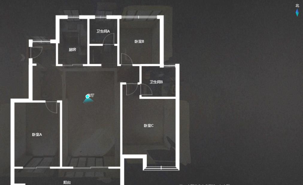 中创大都会 3室2厅2卫 110m&sup2;