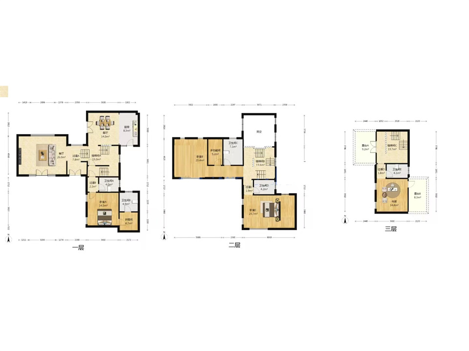 九间堂山居 5室2厅3卫 256.84m&sup2;