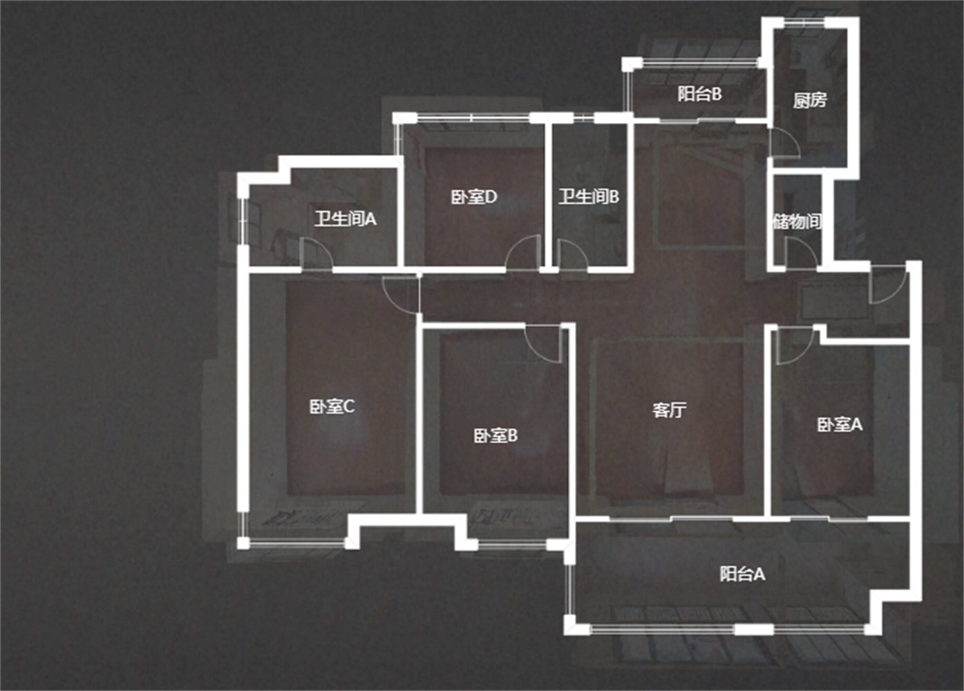 万科白鹭郡 4室2厅2卫 148m&sup2;