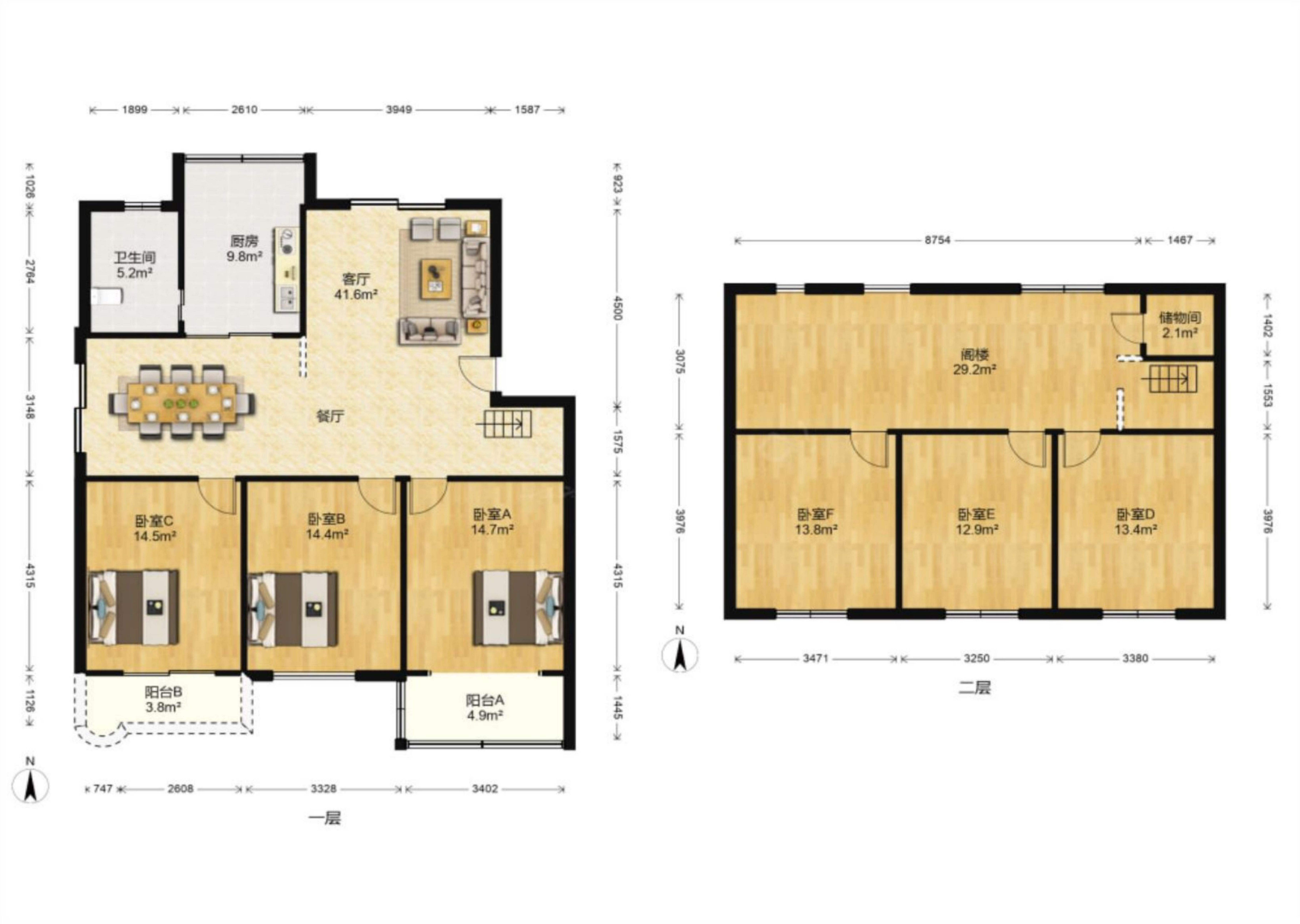 东方花苑 6室2厅1卫 191.00m&sup2;