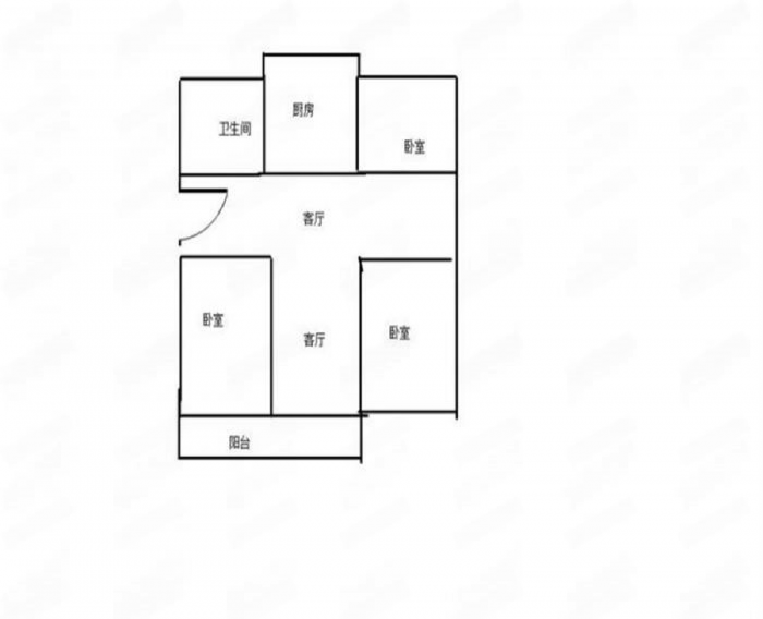 新海通花园 3室2厅2卫 196m&sup2;