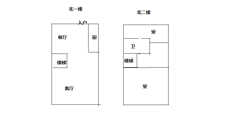 万科爱情公寓 2室1厅1卫 40.79m&sup2;