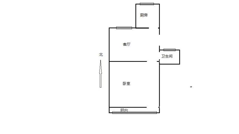 段家坝小园 1室1厅1卫 47.46m&sup2;
