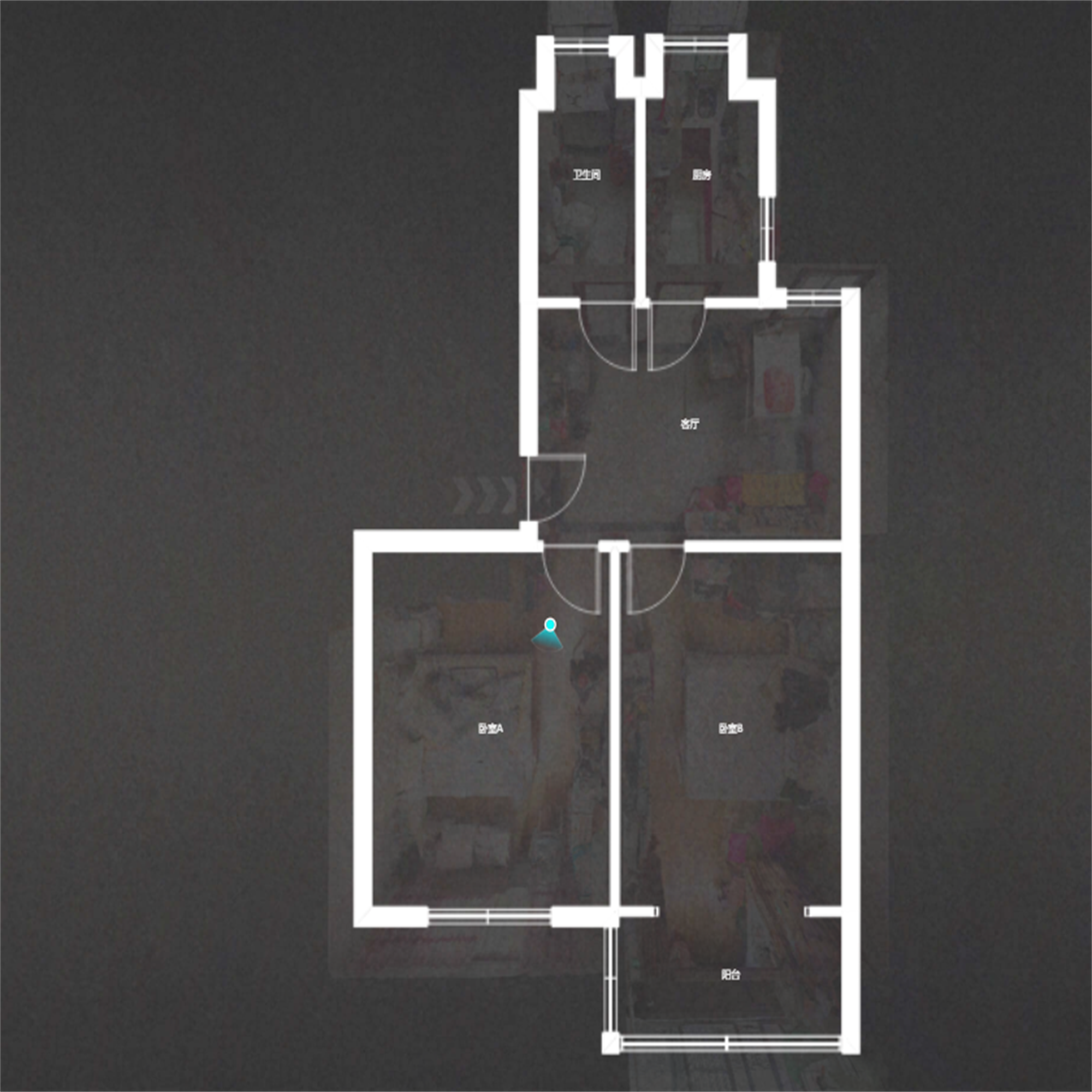 长虹新村 2室1厅1卫 66.17m&sup2;
