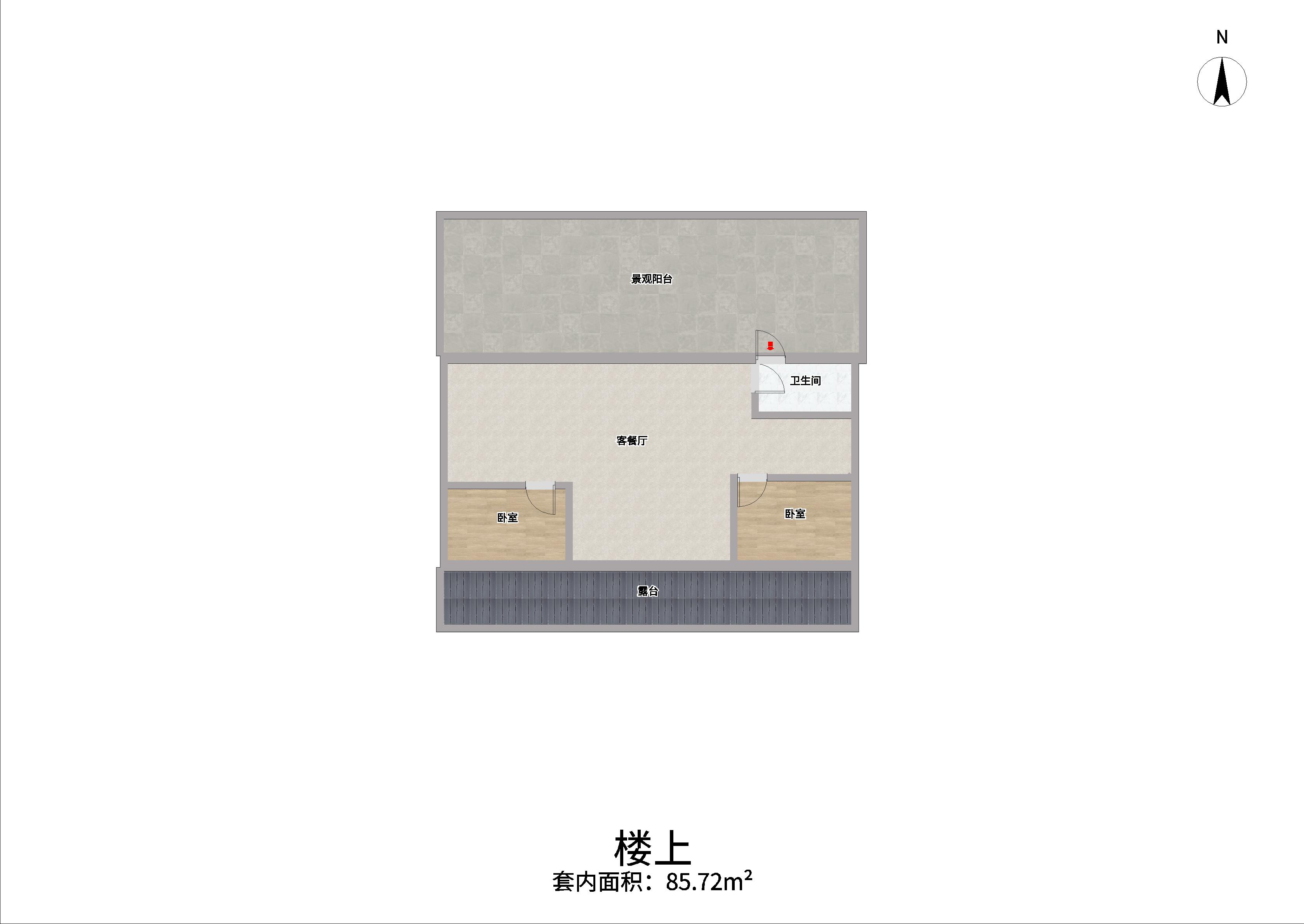 五山花苑 3室2厅1卫 138.00m&sup2;