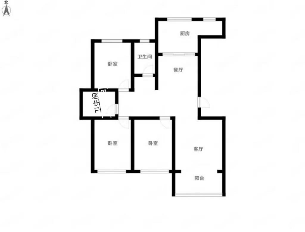 友谊家园 3室2厅1卫 156m&sup2;