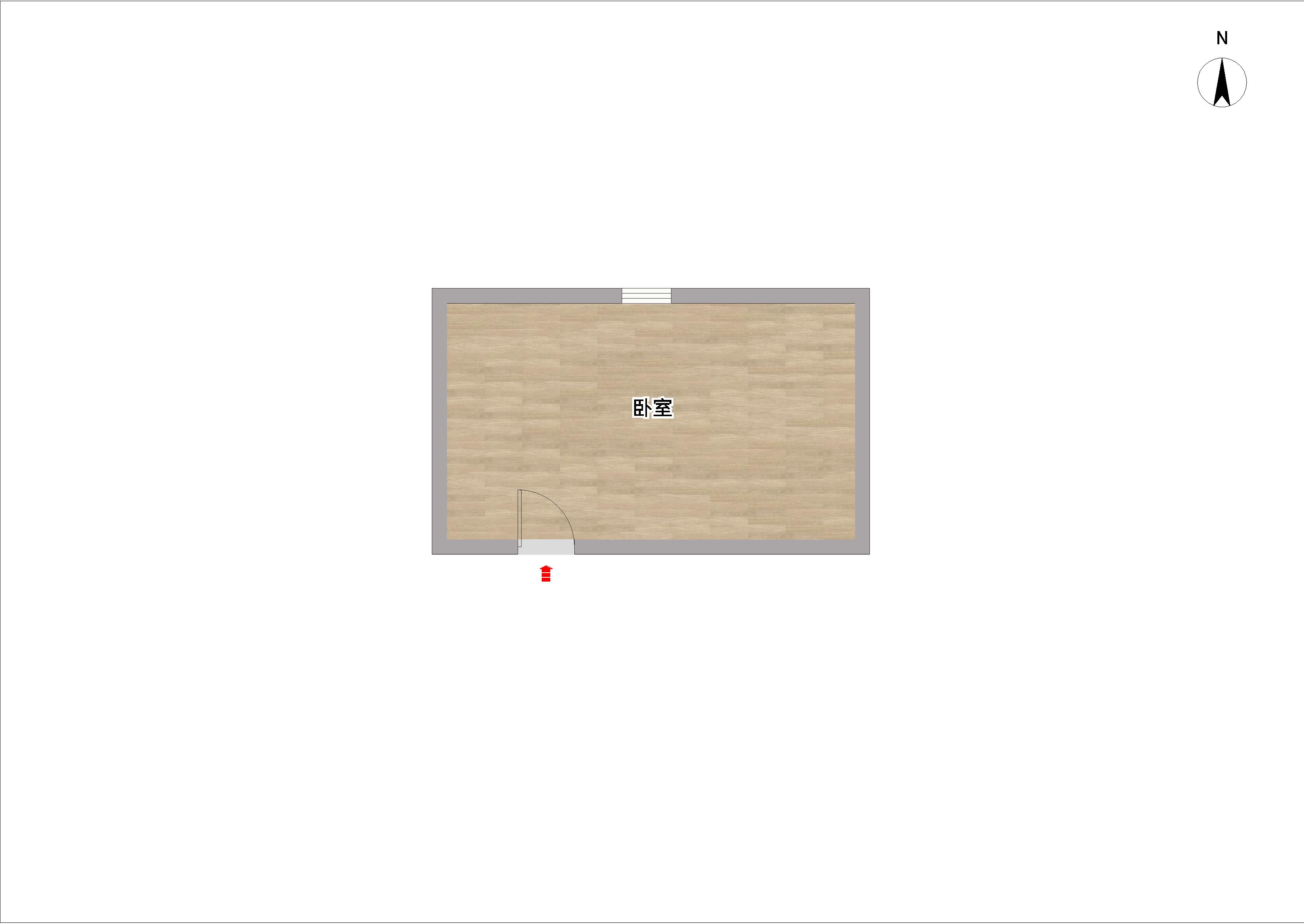 中南世纪花城一期 1室1厅1卫 30m&sup2;