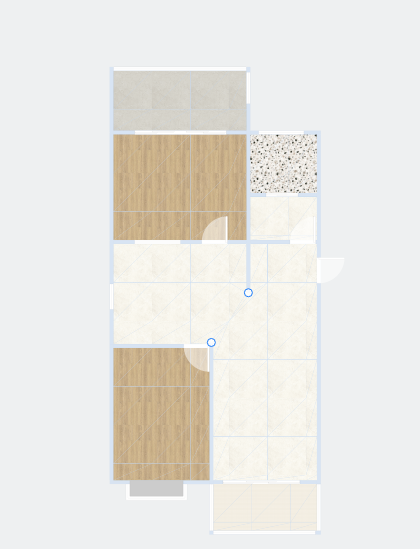星海花园 2室2厅1卫 92m&sup2;