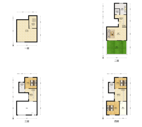 中兴兰溪荟 4室2厅3卫 133m&sup2;