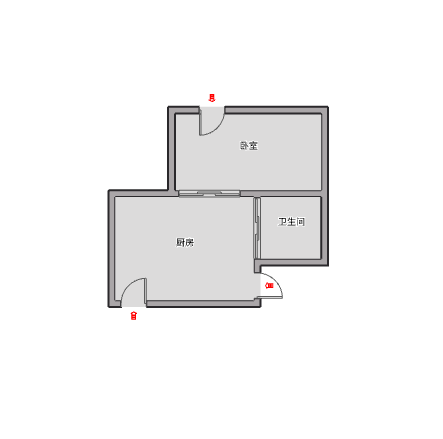 森大蒂花苑 1室1厅1卫 55m&sup2;