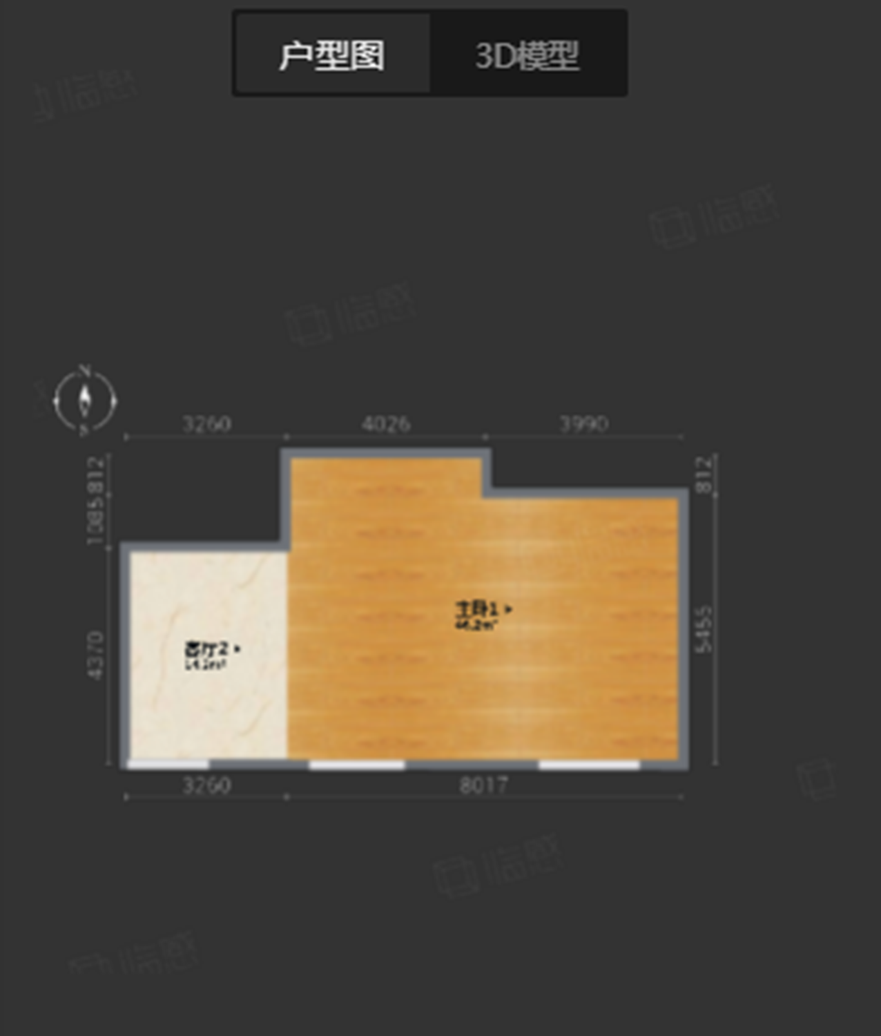 军山花园 3室2厅2卫 138m&sup2;