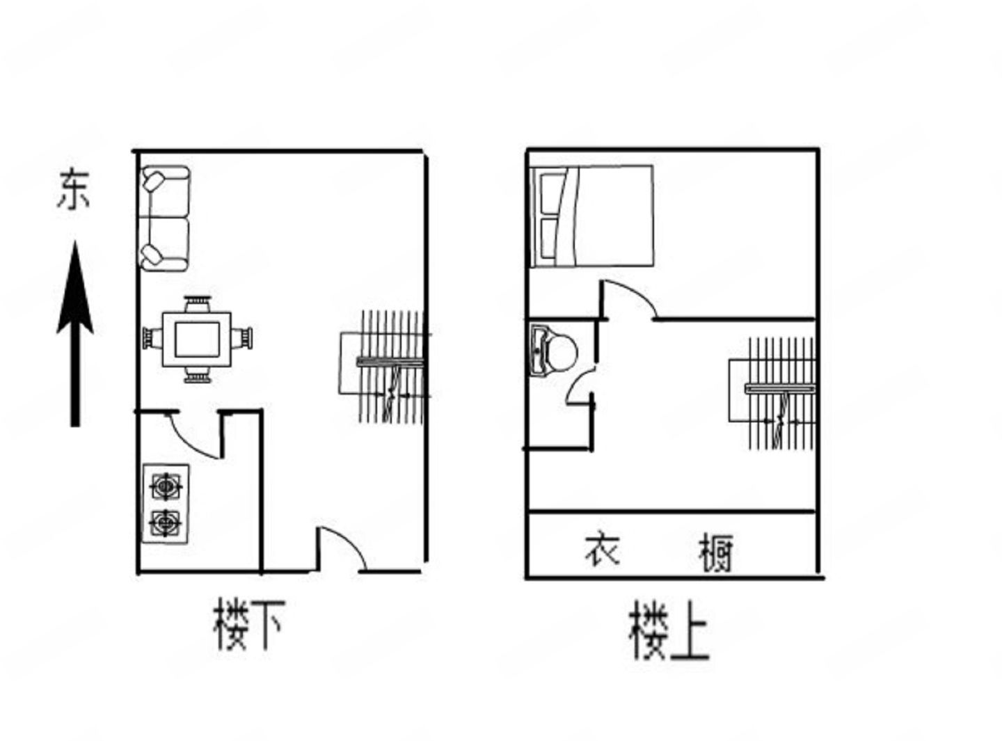 檀墅 1室1厅1卫 46m&sup2;