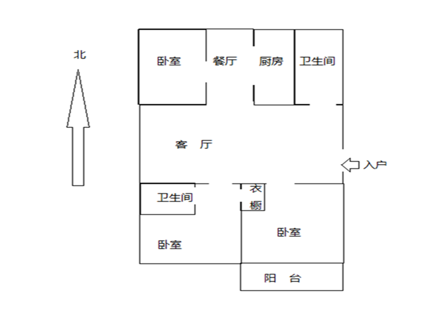 名都广场 3室2厅2卫 150m&sup2;