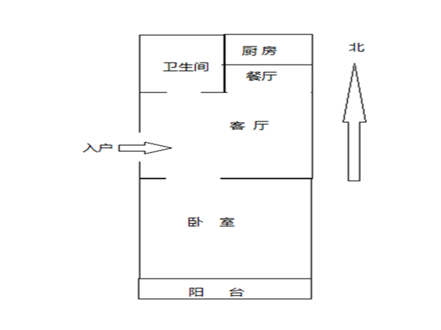 名都广场 1室1厅1卫 100m&sup2;