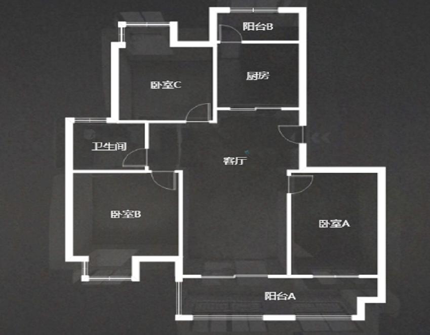 山芝庄新苑 3室2厅1卫 119.00m&sup2;