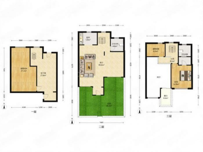 万科白鹭郡 3室2厅2卫 104m²