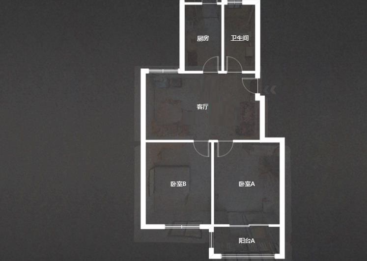 新建路新村 2室1厅1卫 71m&sup2;