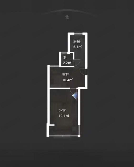 北濠桥新村 1室1厅1卫 52m&sup2;