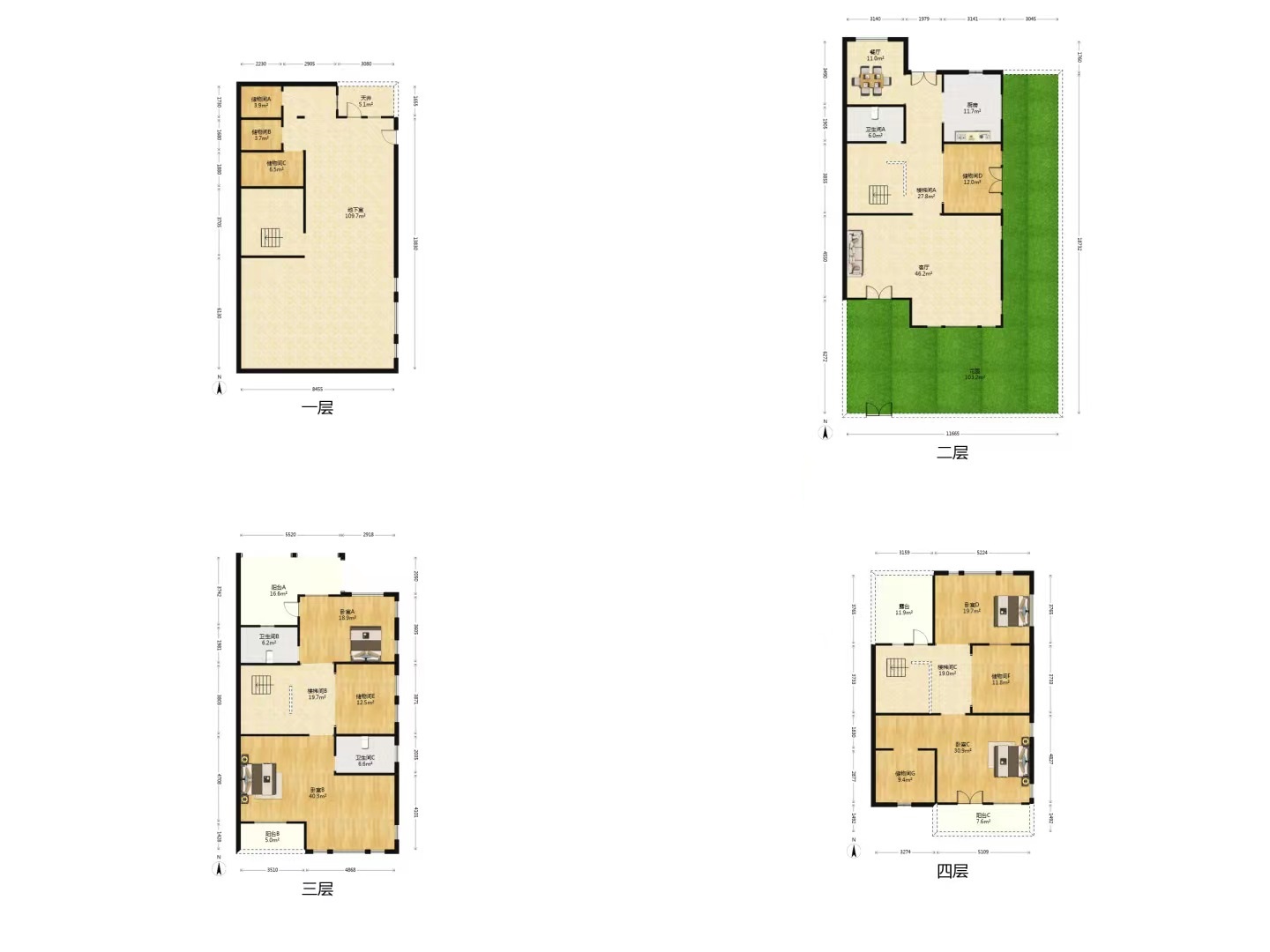顺发御园 5室3厅3卫 312m&sup2;