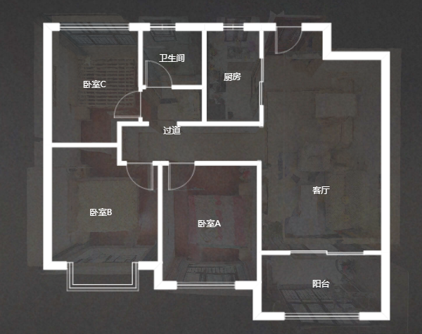 林肯公园 3室2厅1卫 93m&sup2;