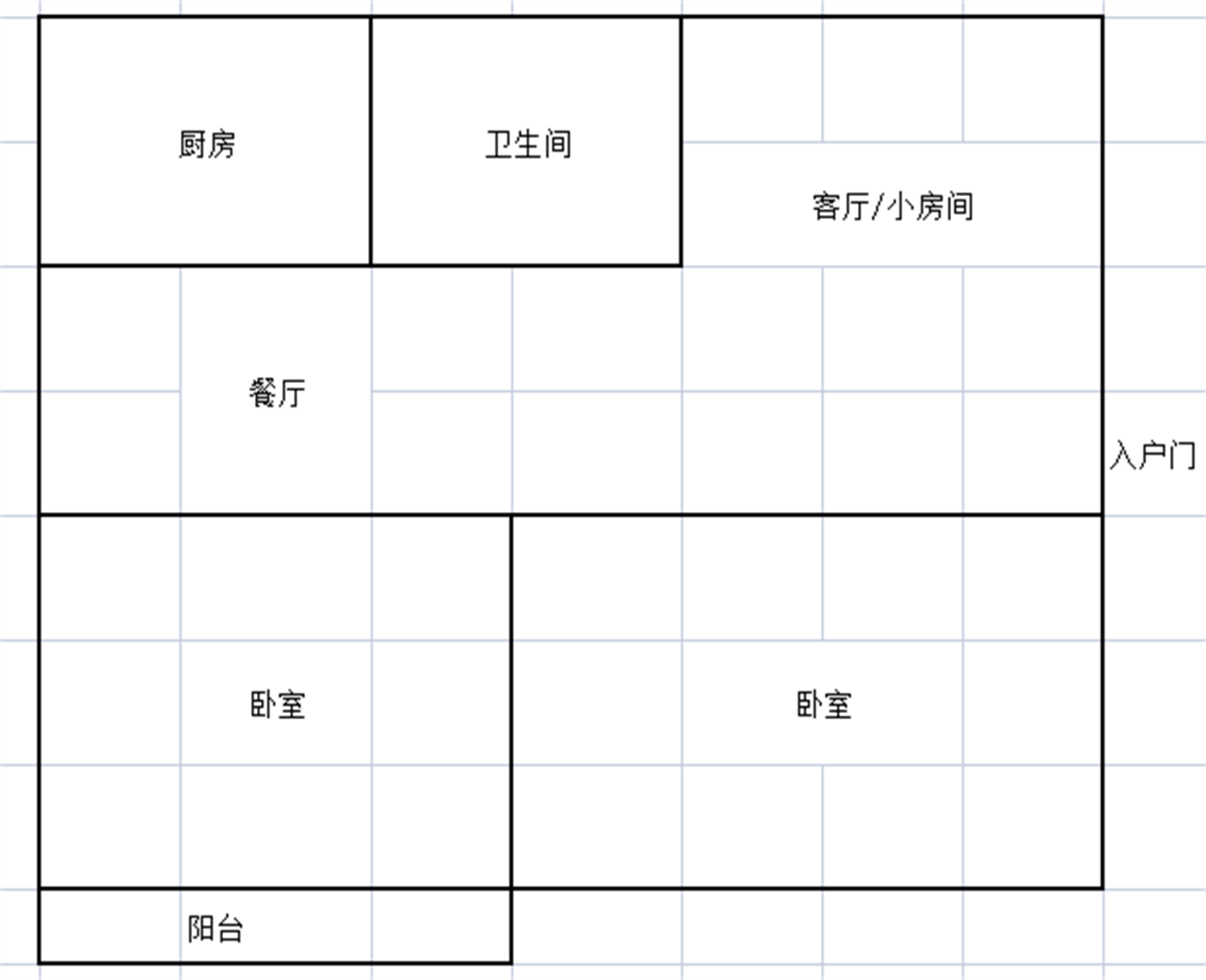 南通东苑小区 2室2厅1卫 95.39m&sup2;