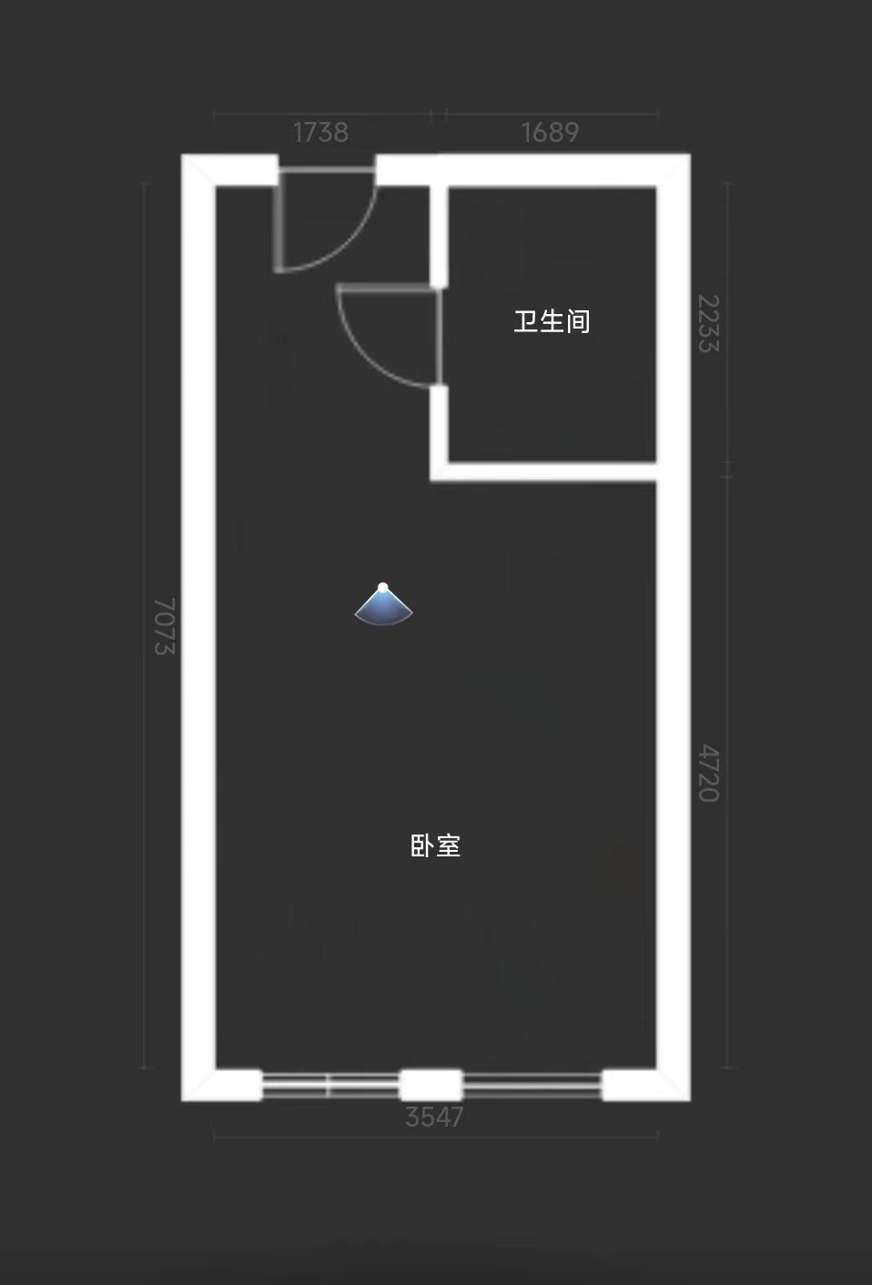 正泰江岸水苑 1室1厅1卫 40m&sup2;