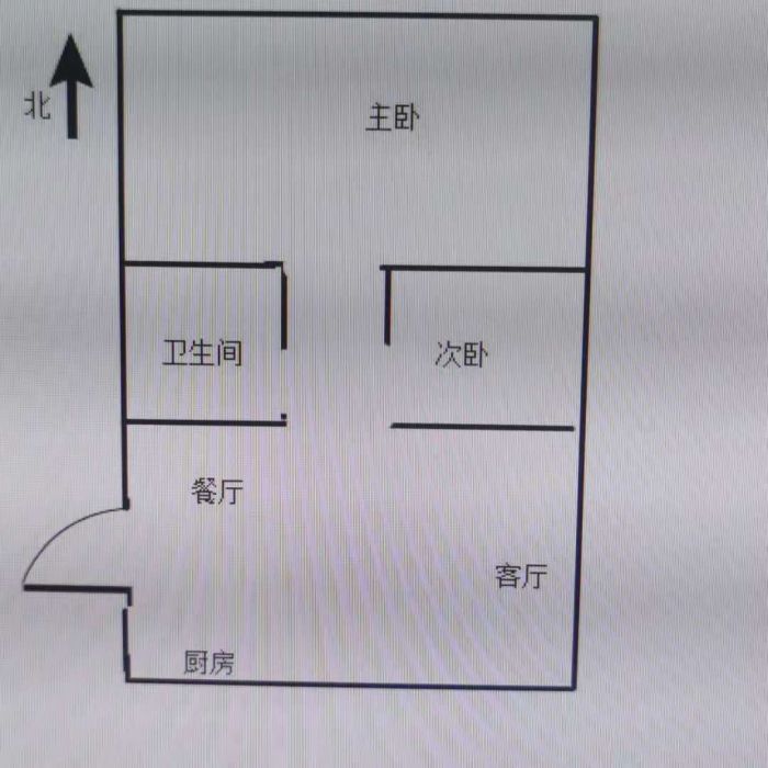 南通万达广场 2室1厅1卫 68m&sup2;