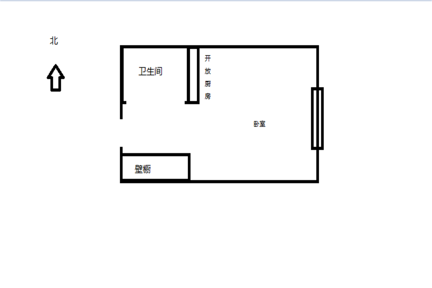 学苑大厦 2室1厅1卫 40.00m&sup2;