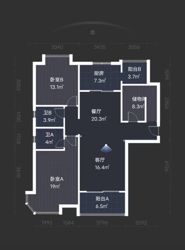 碧桂园(南通经济技术开发区) 3室2厅2卫 139.00m&sup2;