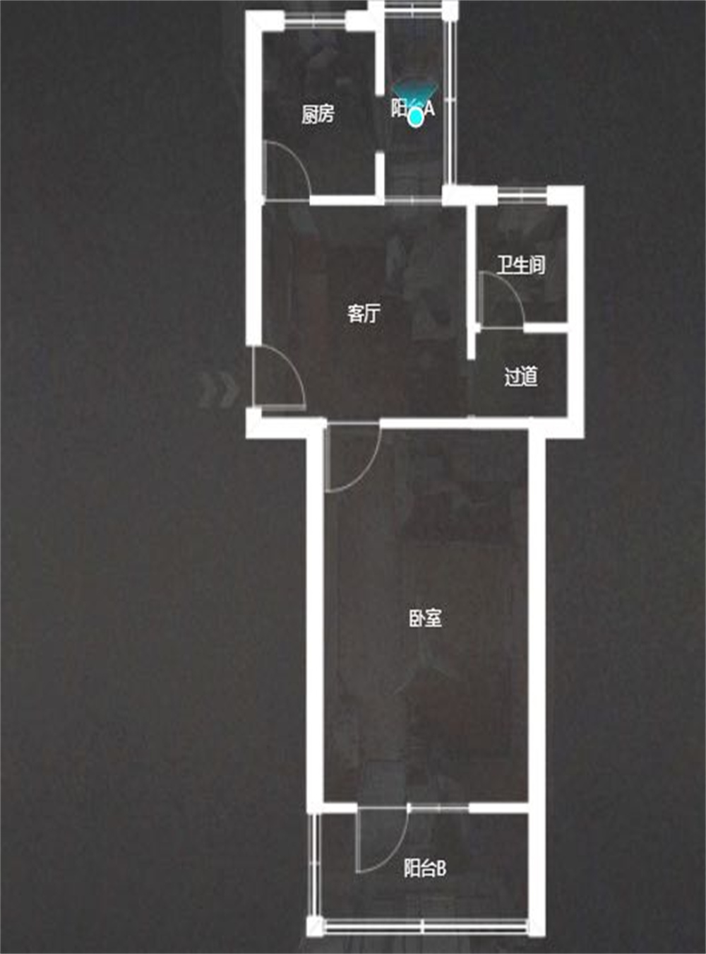 万象西园 1室1厅1卫 42m&sup2;