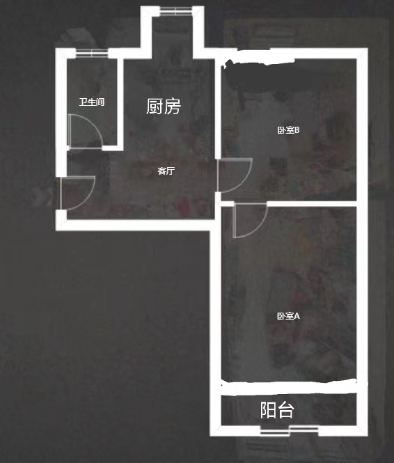 新桥新村 2室1厅1卫 56m&sup2;
