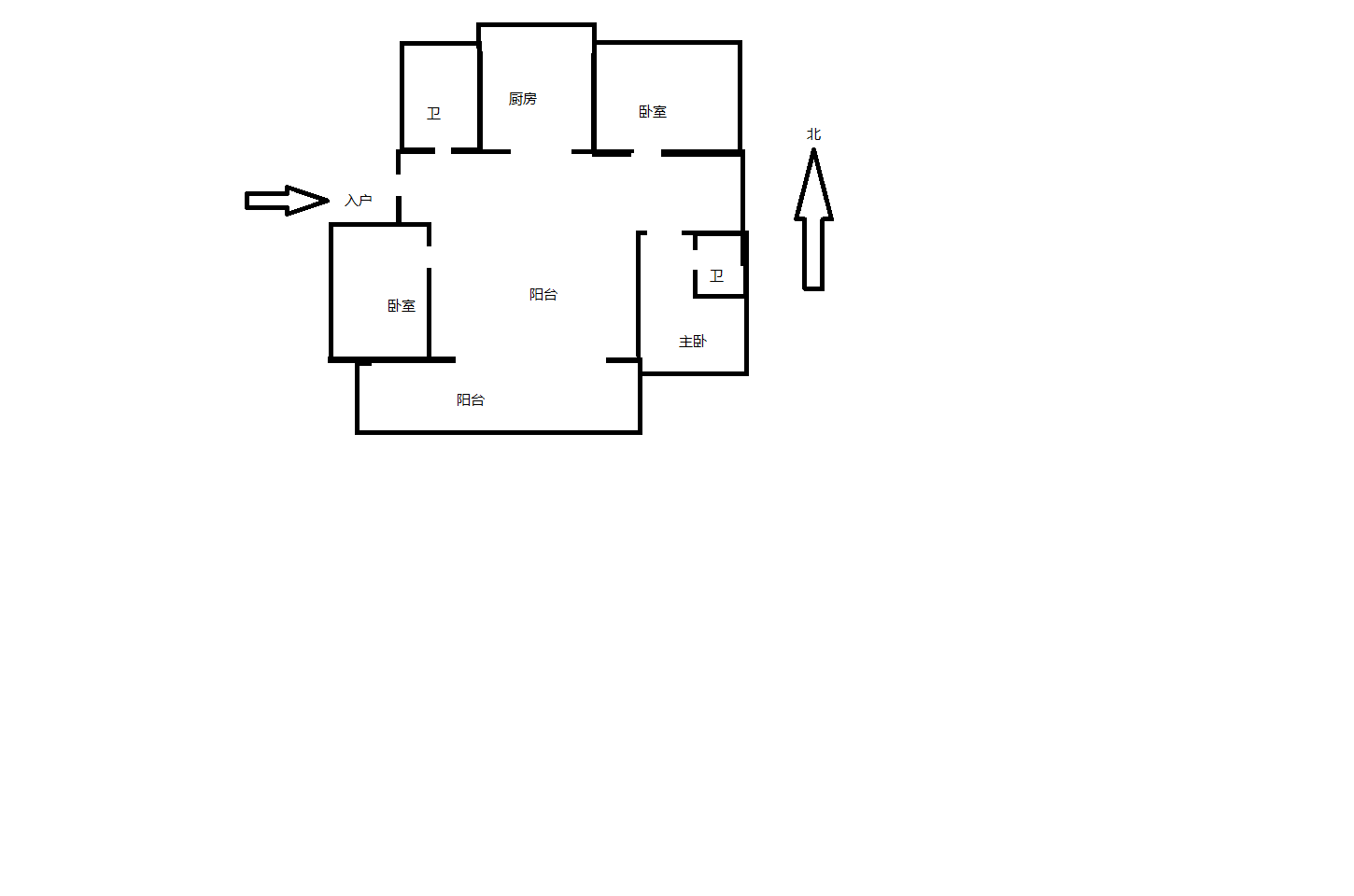 百花馨苑 3室1厅2卫 120.00m&sup2;