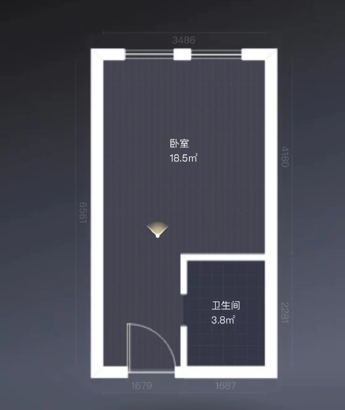 正泰江岸水苑 1室1厅1卫 40m&sup2;
