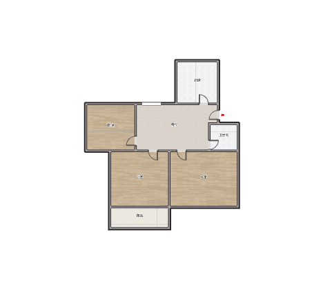 新桥新村 3室1厅1卫 76m&sup2;
