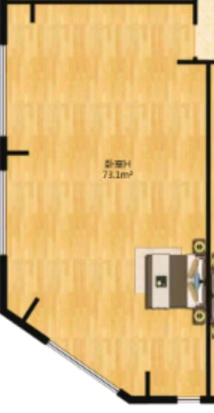 北翼玖玖广场 2室1厅1卫 114m&sup2;