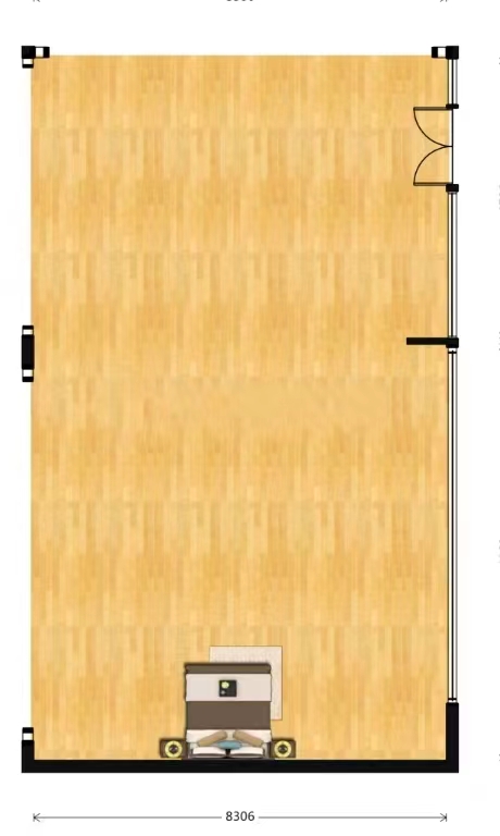 北翼玖玖广场 1室1厅1卫 70.37m&sup2;