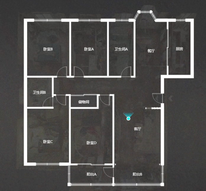 新建花苑 4室2厅1卫 159m&sup2;